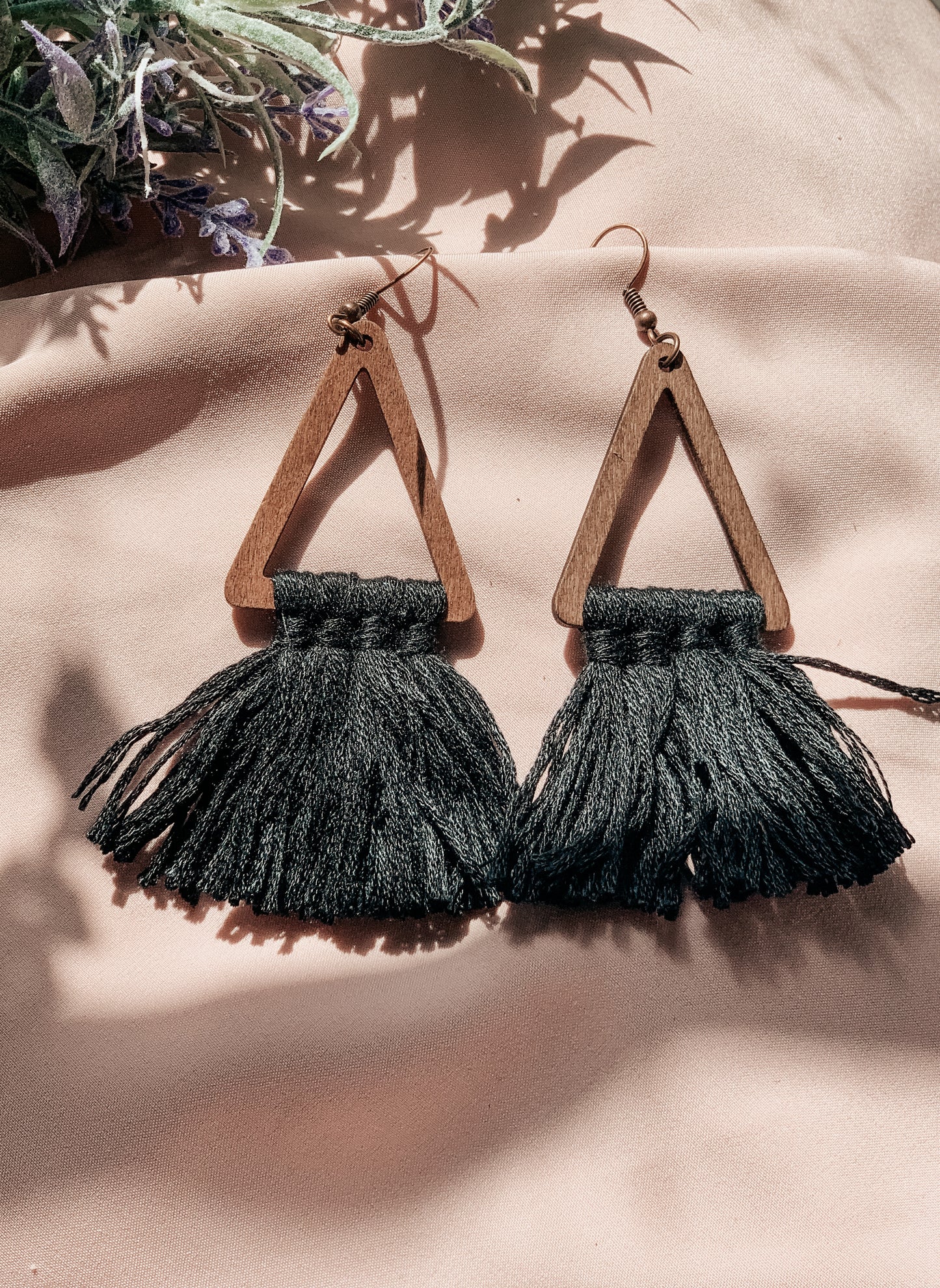 Triangle Fringe earrings