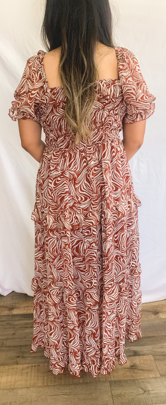 Sammy smocked midi dress