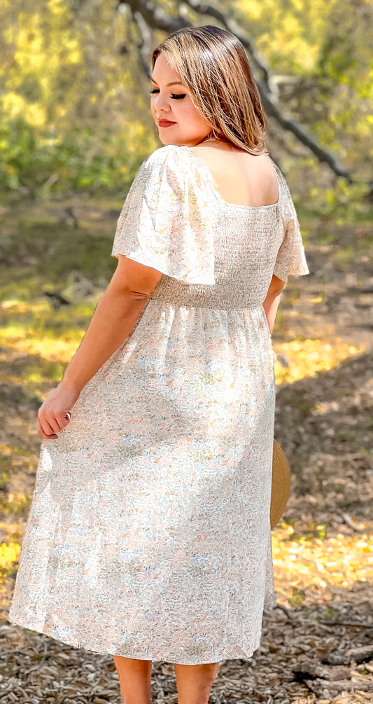 Emilia Plus size floral dress